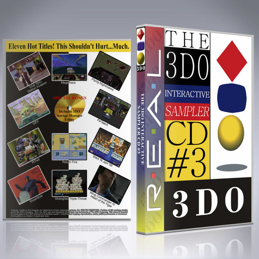 3DO Custom Case - NO GAME - 3DO Sampler CD 3