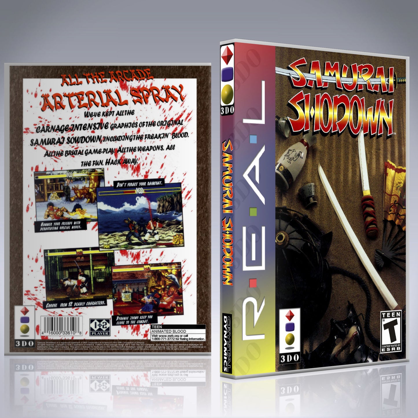 3DO Custom Case - NO GAME - Samurai Showdown