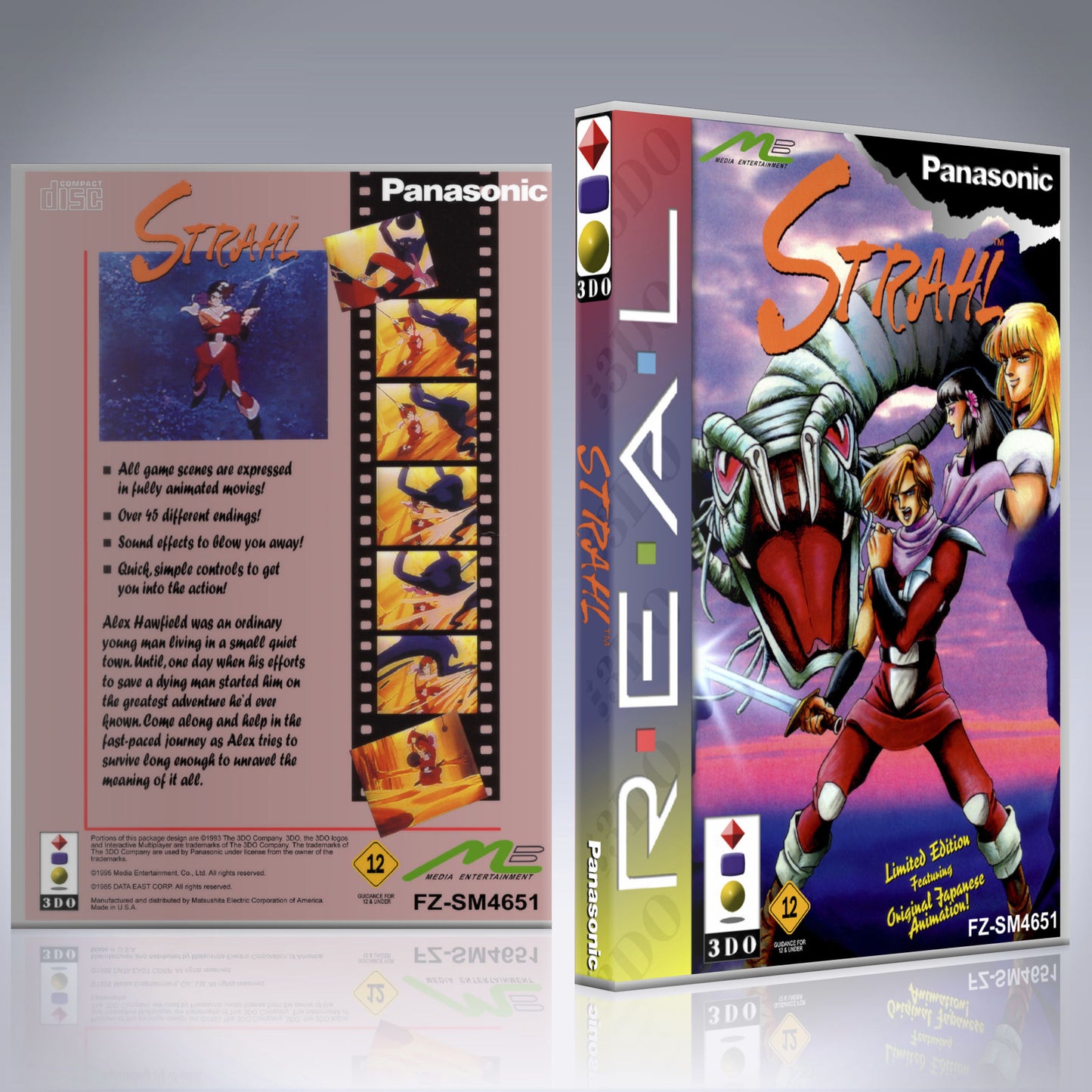 3DO Custom Case - NO GAME - Strahl