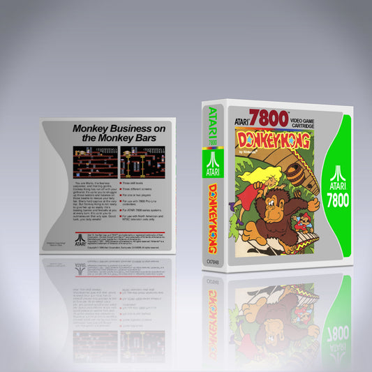 Atari 7800 Case - No Game - Donkey Kong