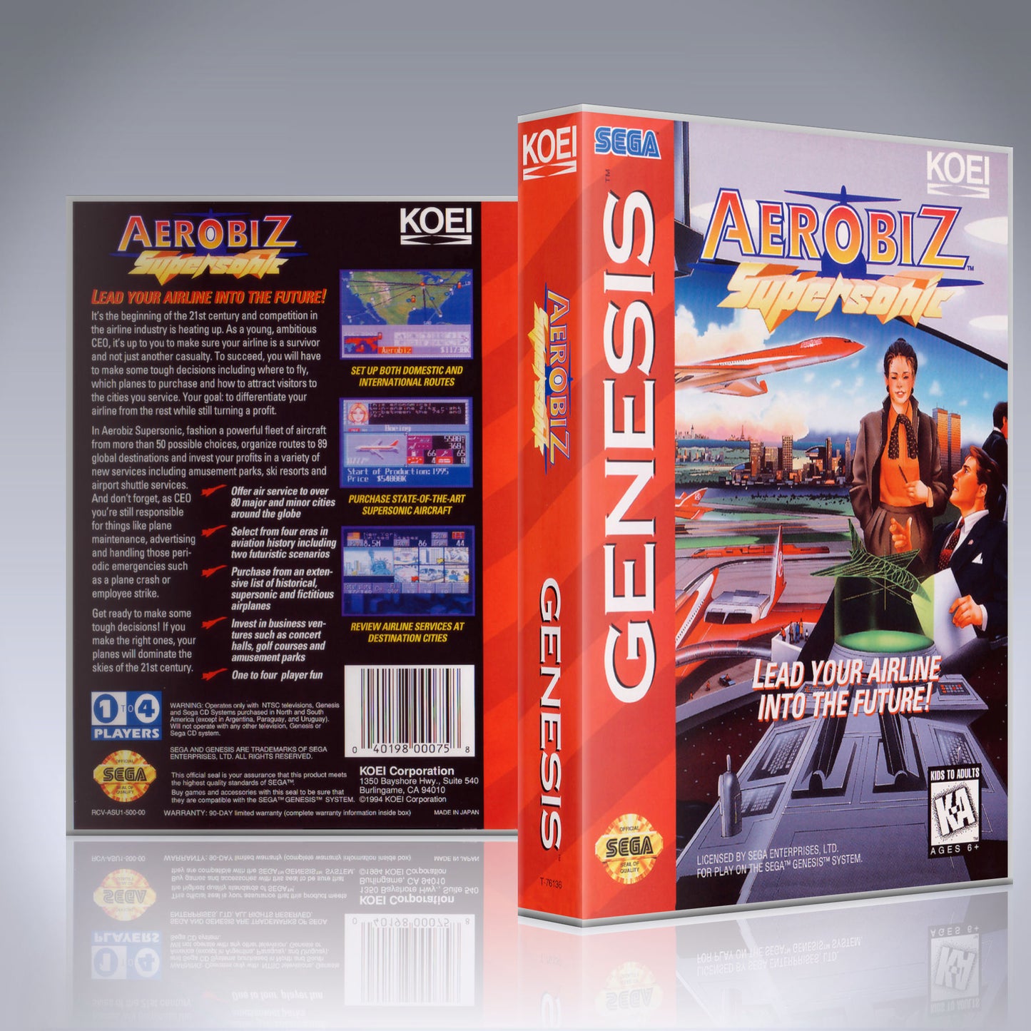 Sega Genesis - UGC - Aerobiz Supersonic