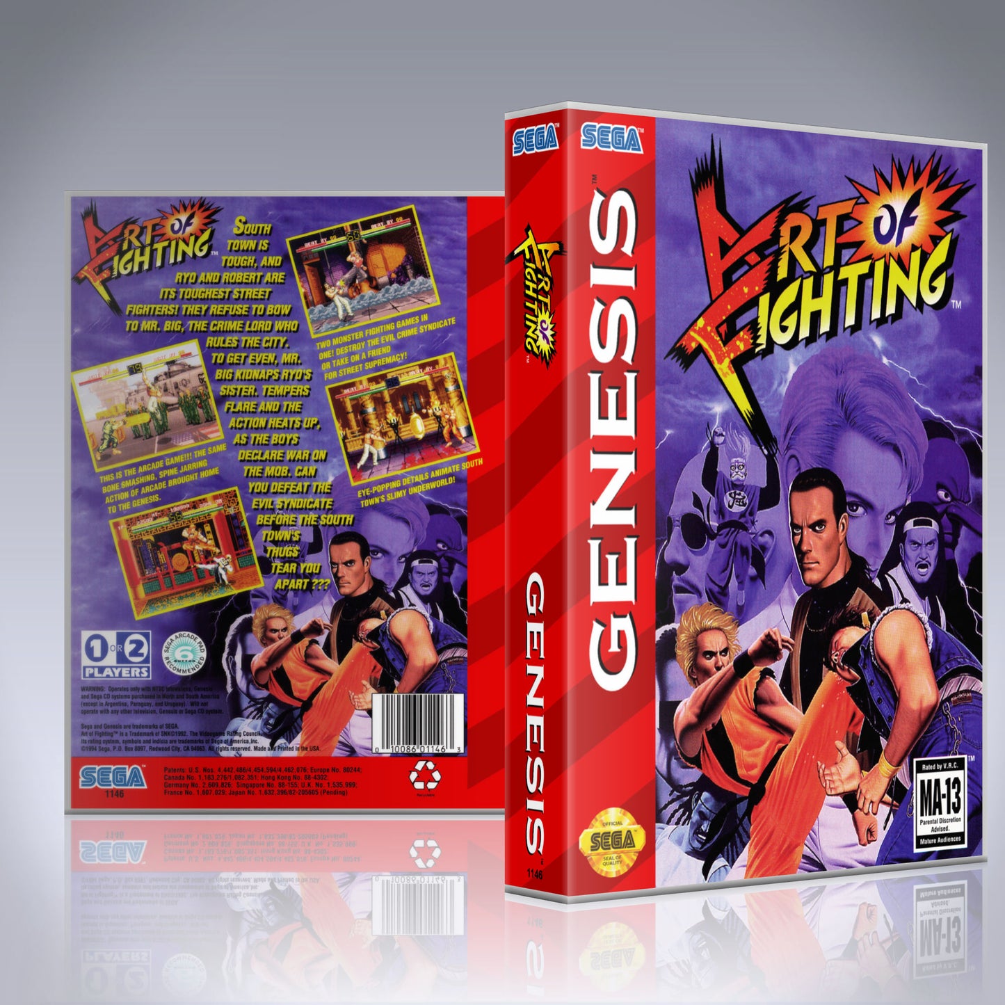 Sega Genesis - UGC - Art of Fighting