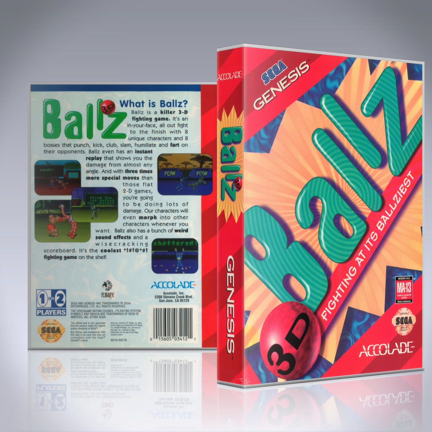Sega Genesis - UGC - Ballz 3D