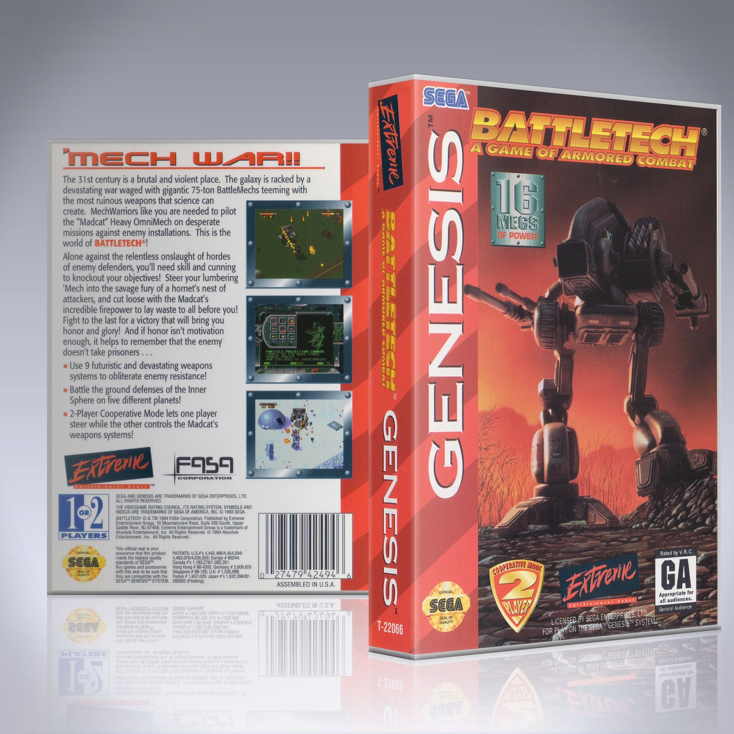 Sega Genesis - UGC - Battletech