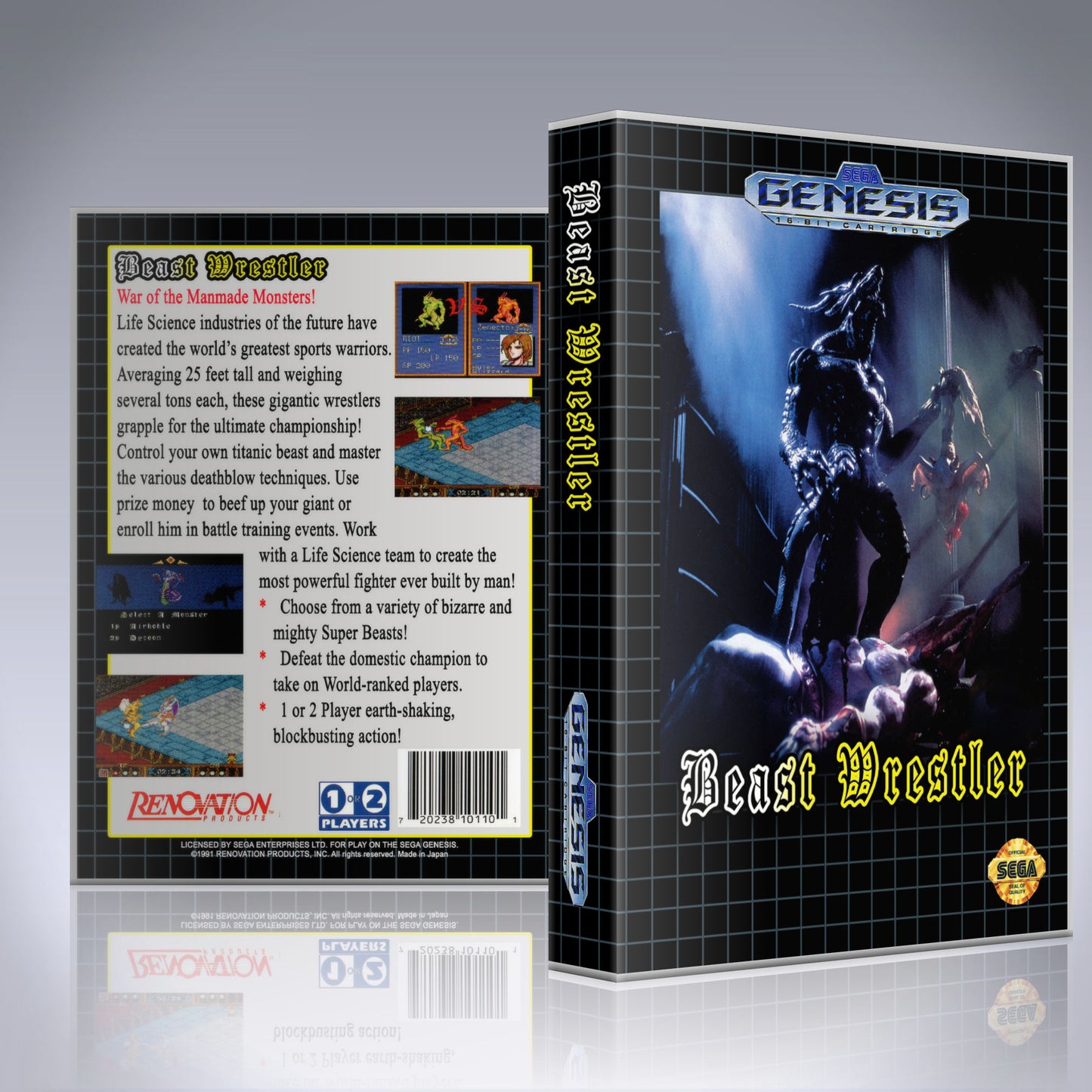 Sega Genesis - UGC - Beast Wrestler