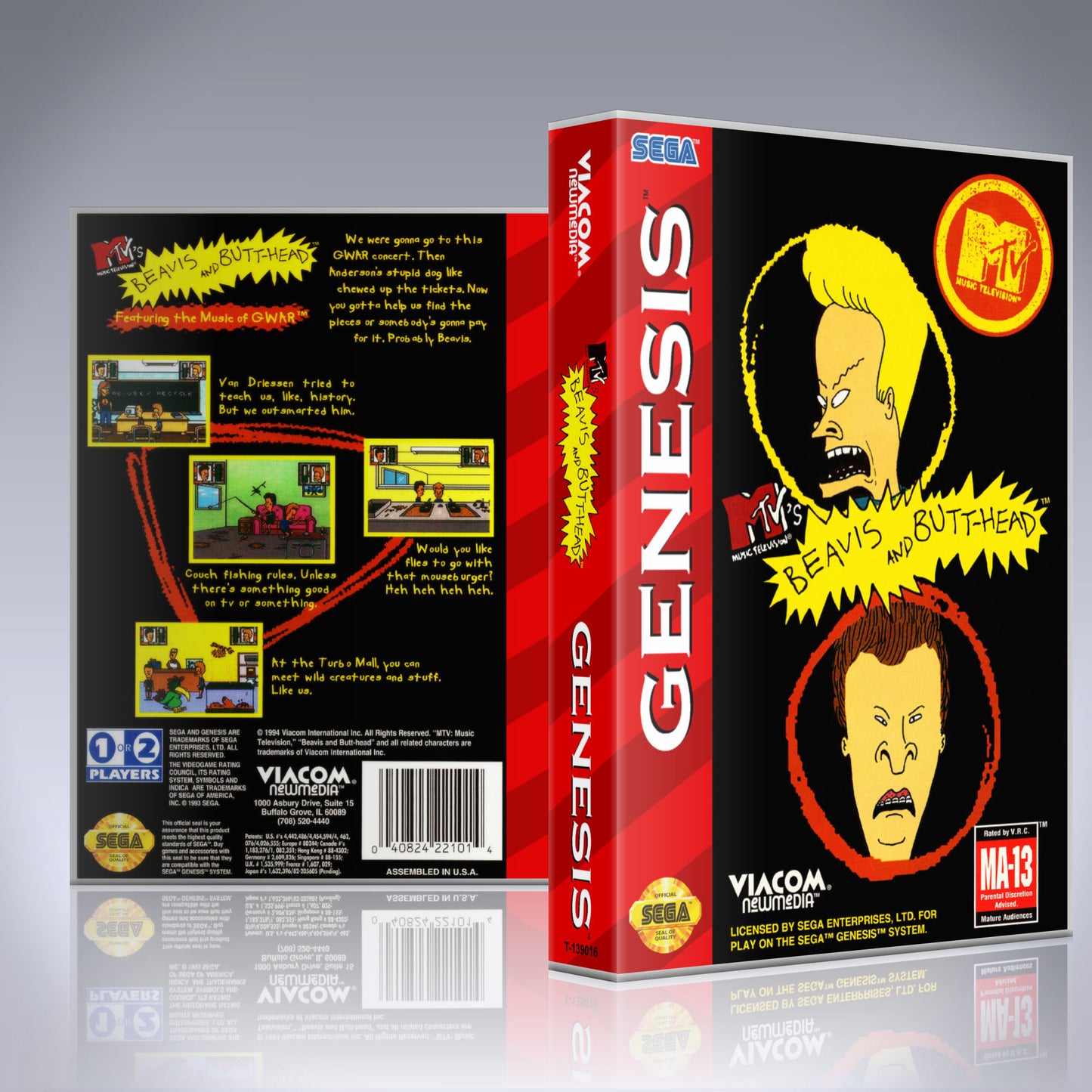 Sega Genesis - UGC - Beavis and Butt-head