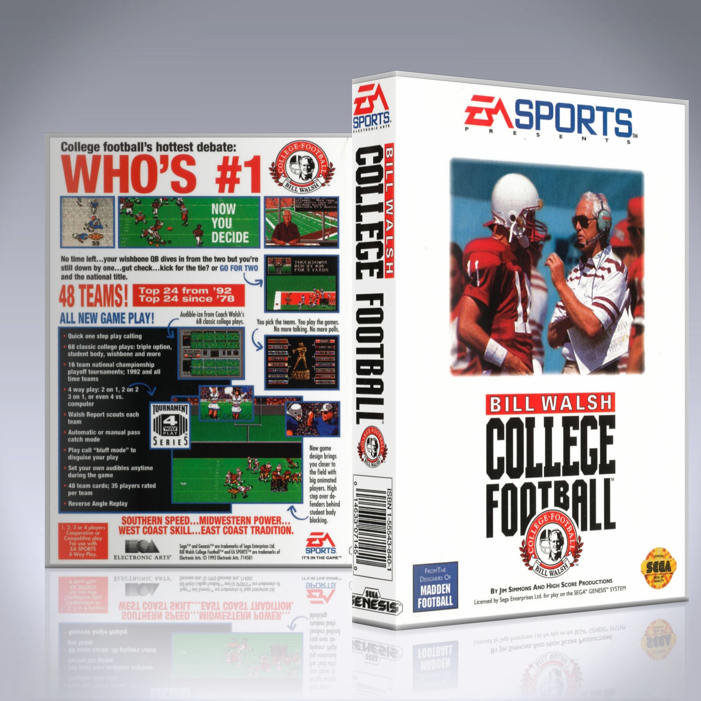 Sega Genesis - UGC - Bill Walsh College Football