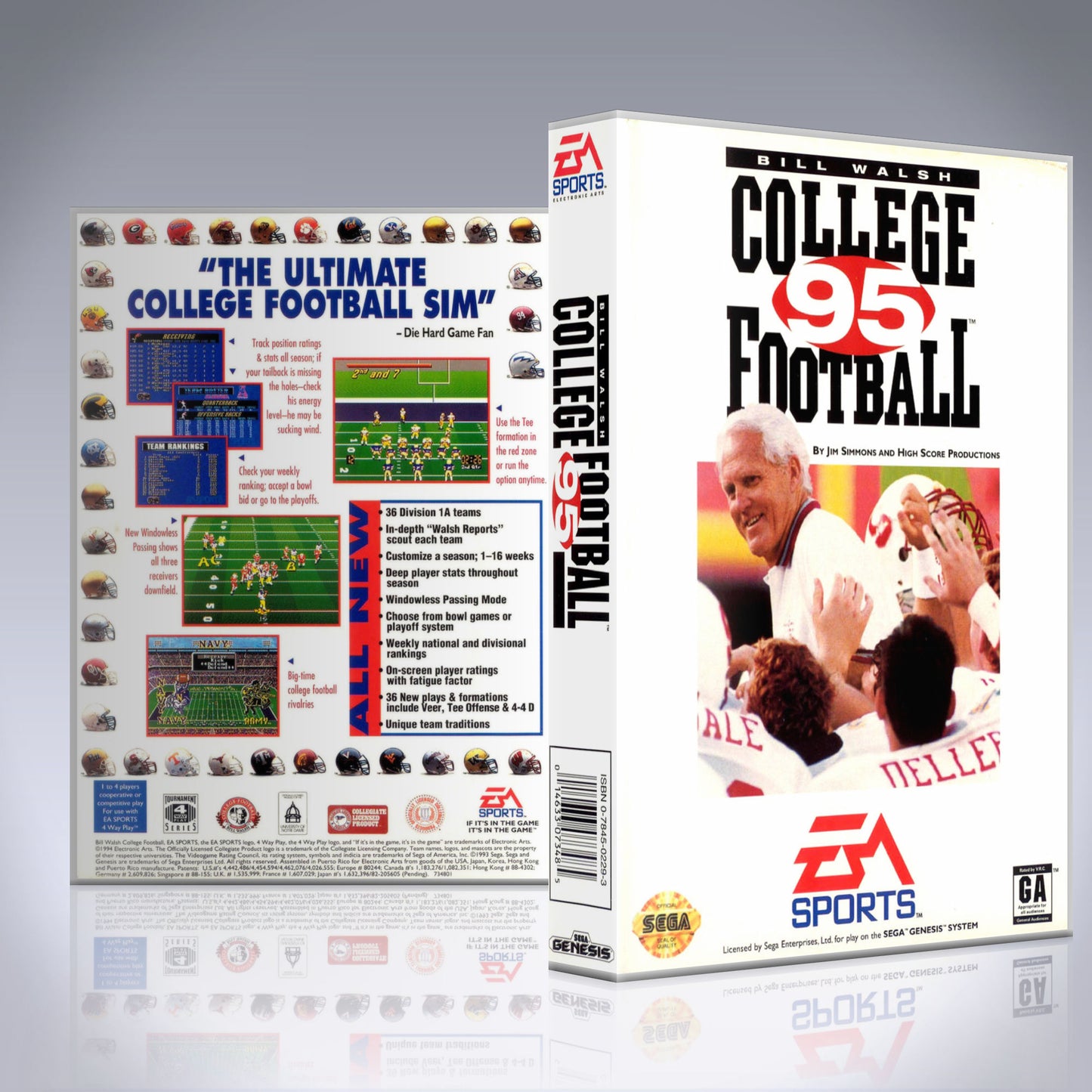 Sega Genesis - UGC - Bill Walsh College Football '95