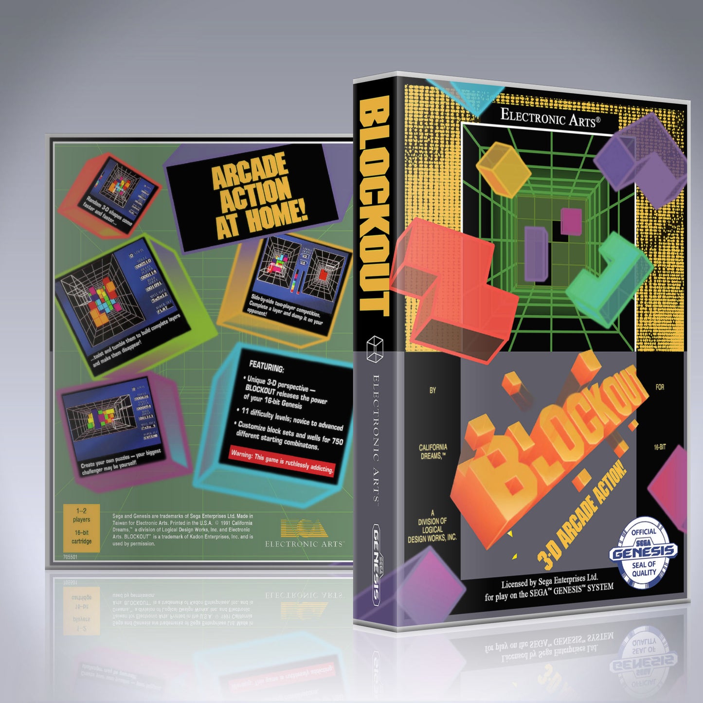 Sega Genesis - UGC - Blockout