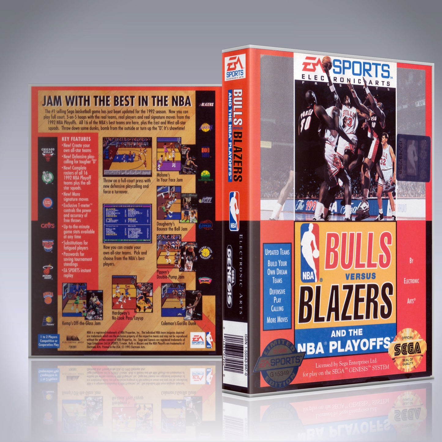Sega Genesis - UGC - Bulls vs Blazers and the NBA Playoffs