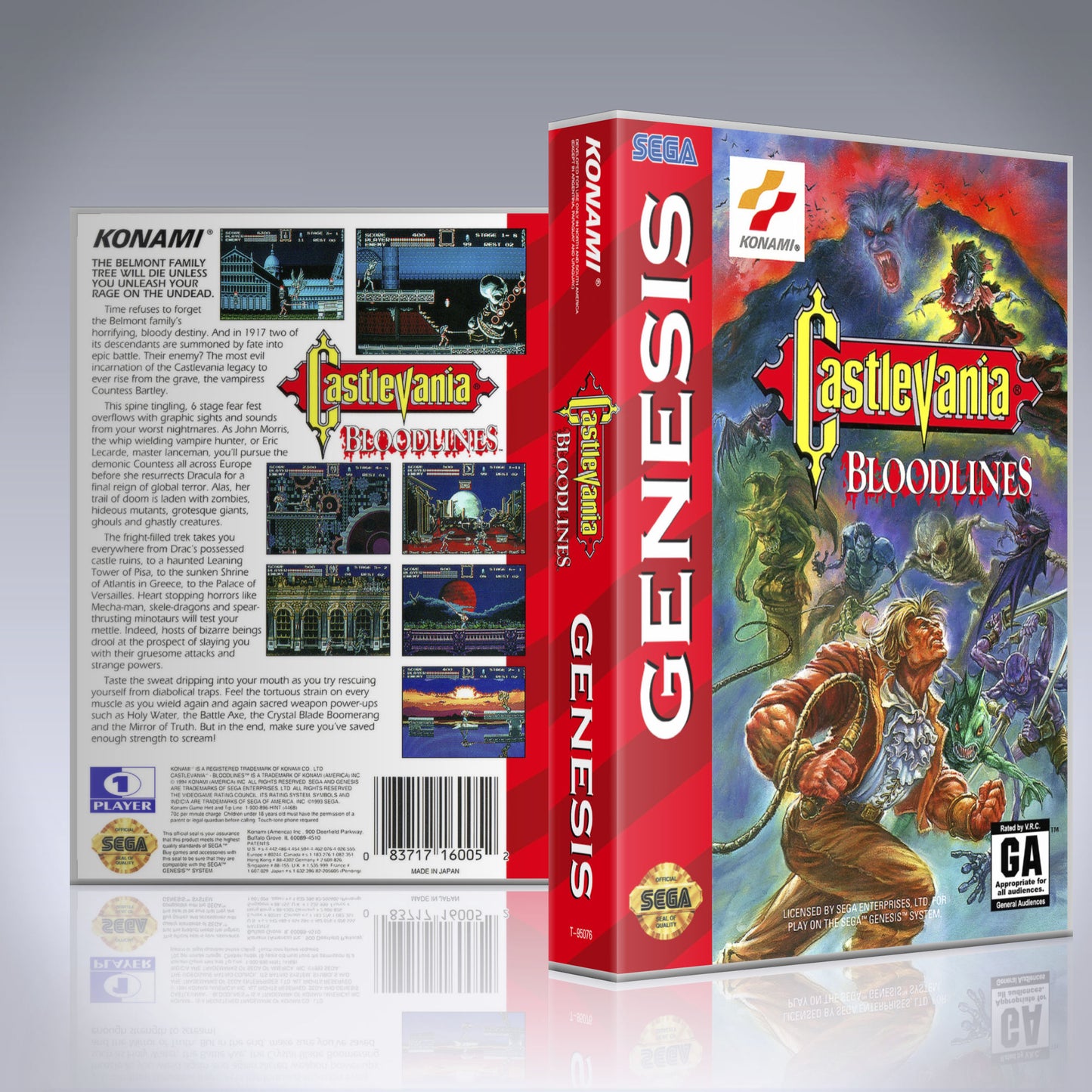 Sega Genesis - UGC - Castlevania Bloodlines