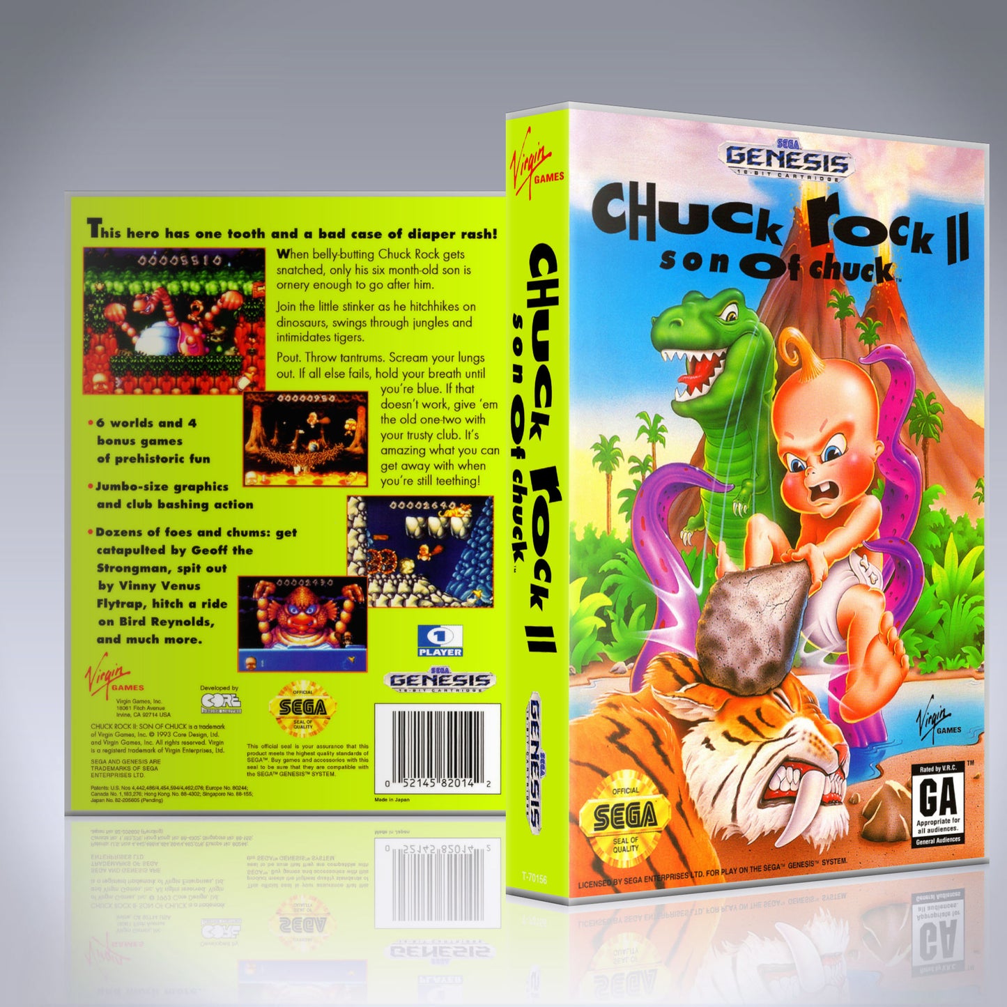 Sega Genesis - UGC - Chuck Rock II - Son of Chuck