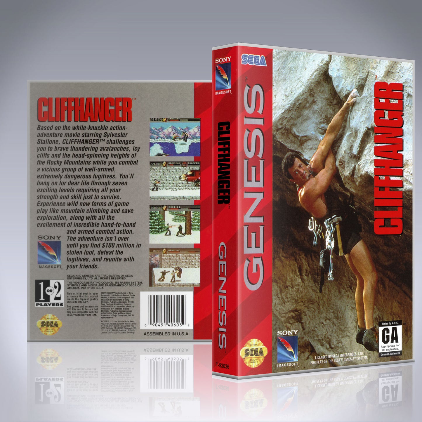 Sega Genesis - UGC - Cliffhanger