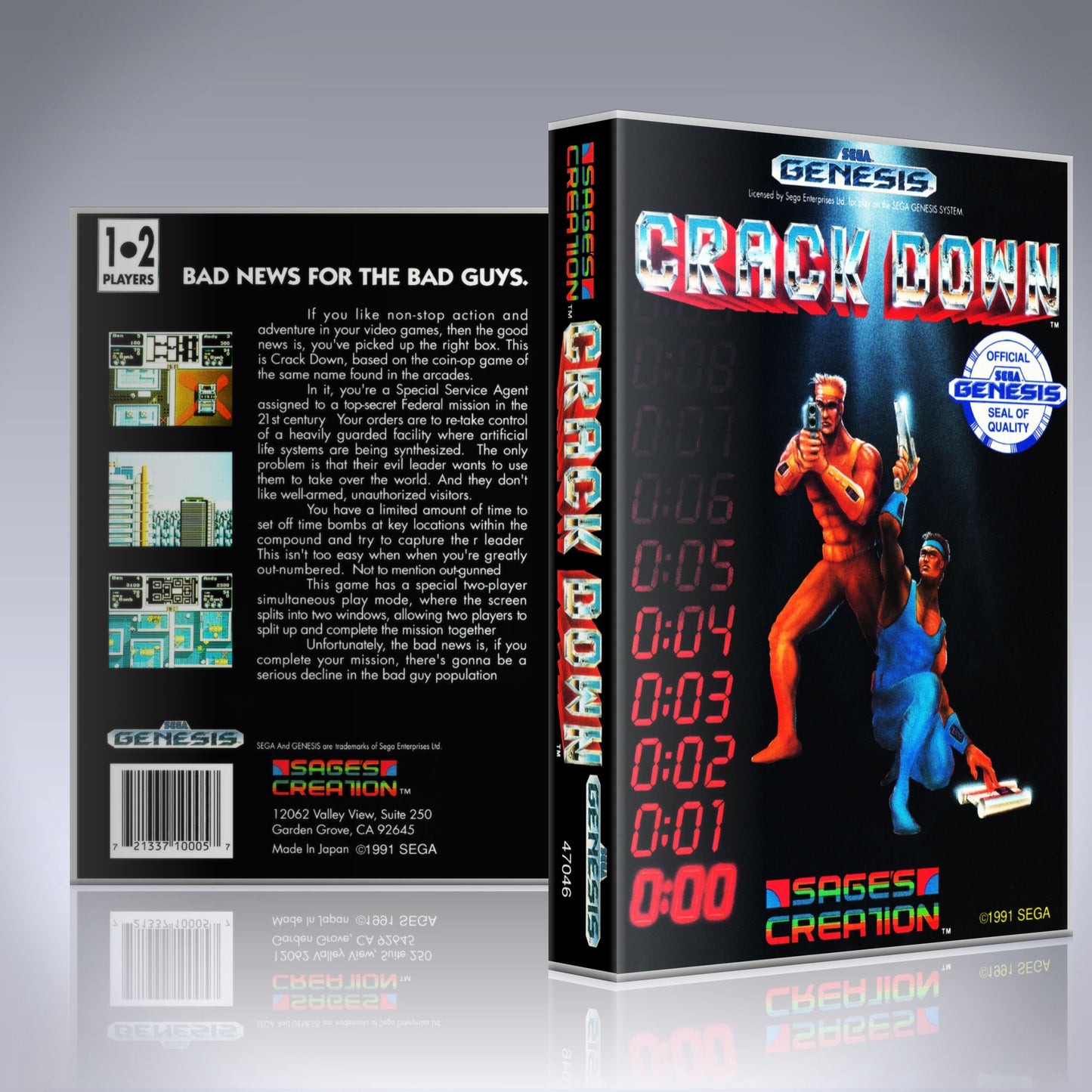Sega Genesis - UGC - Crack Down