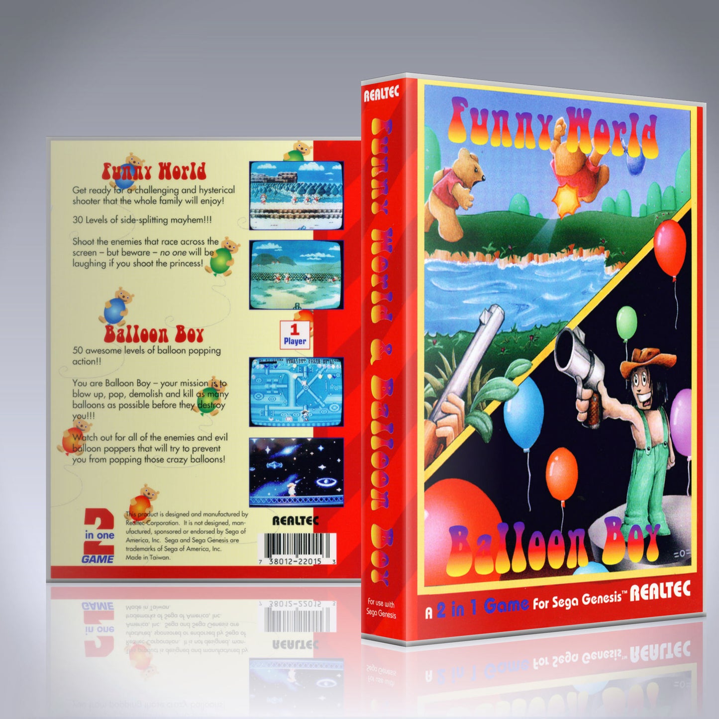 Sega Genesis - UGC - Funny World and Balloon Boy