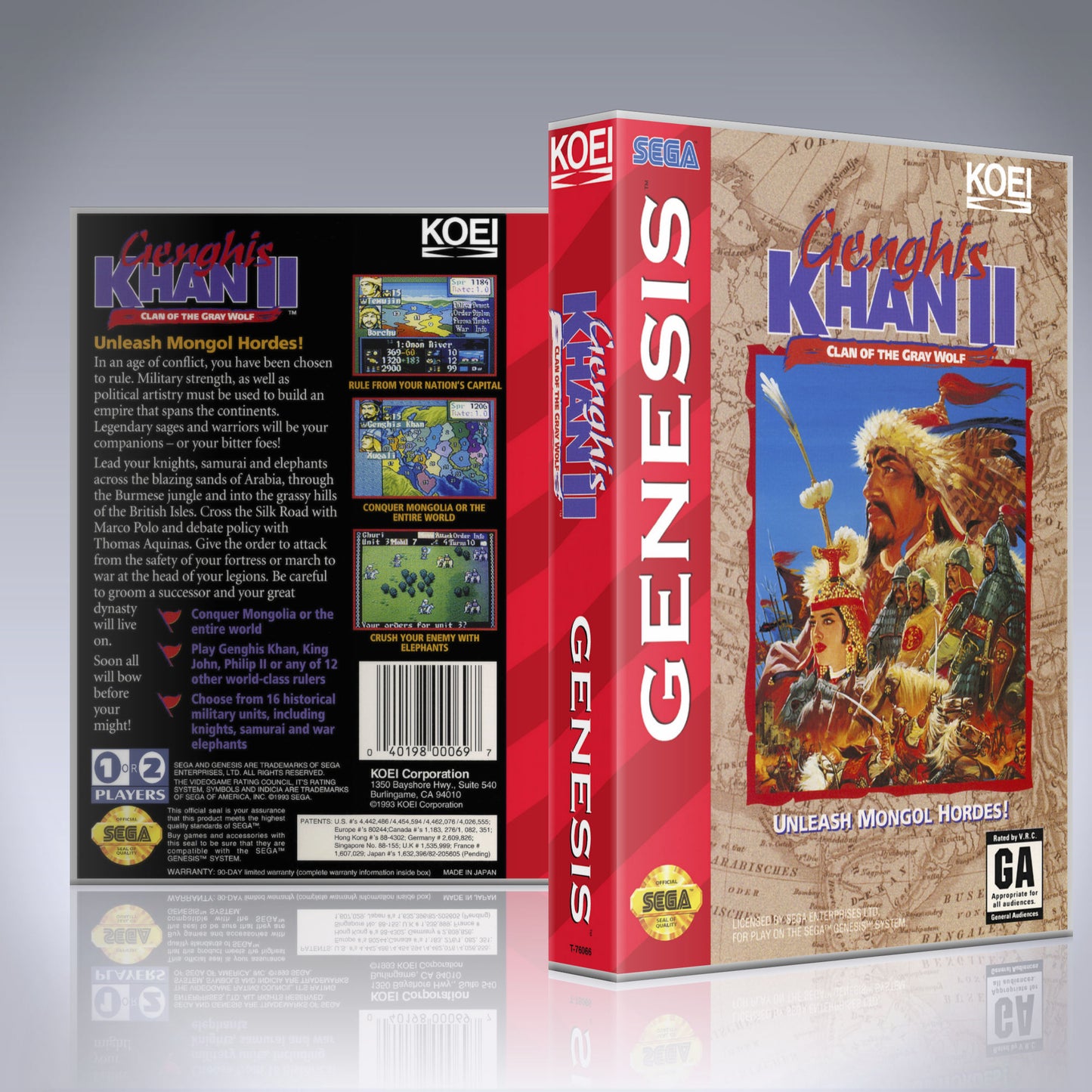 Sega Genesis - UGC - Genghis Khan II