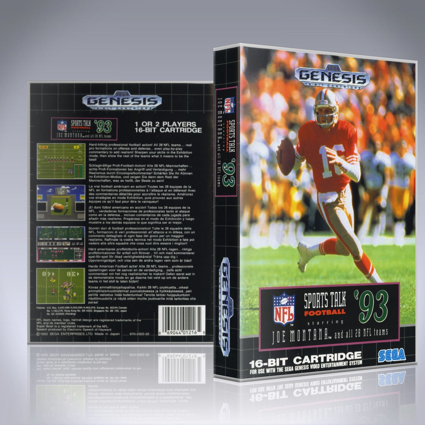 Sega Genesis - UGC - Joe Montana Sports Talk Football '93