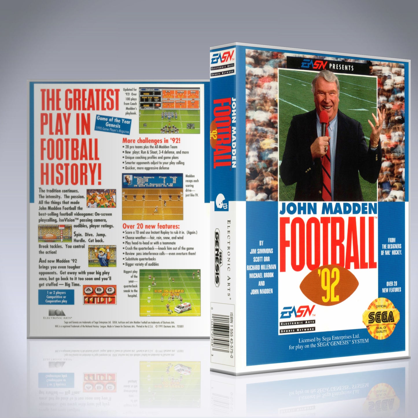 Sega Genesis - UGC - John Madden Football '92