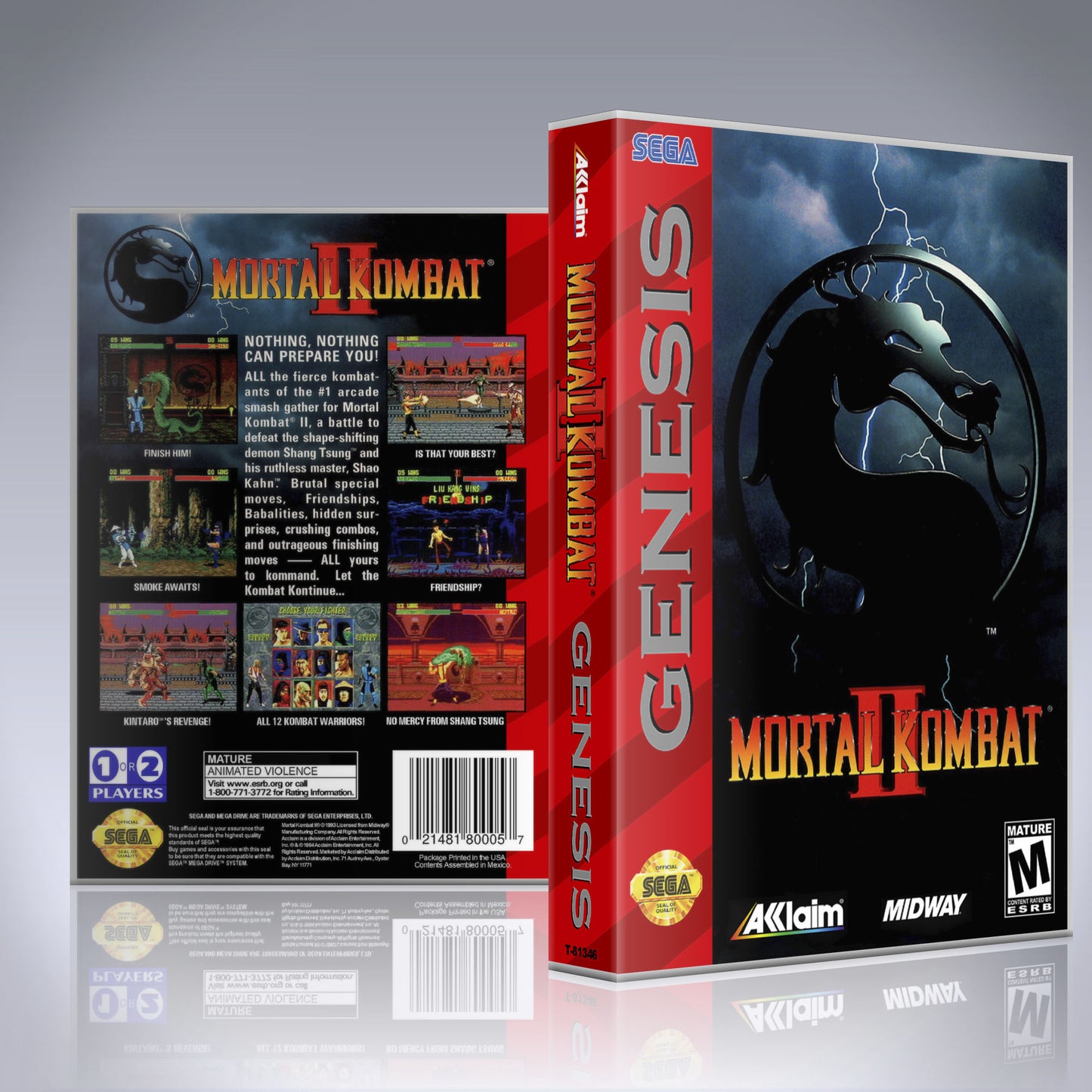 Sega Genesis - UGC - Mortal Kombat II