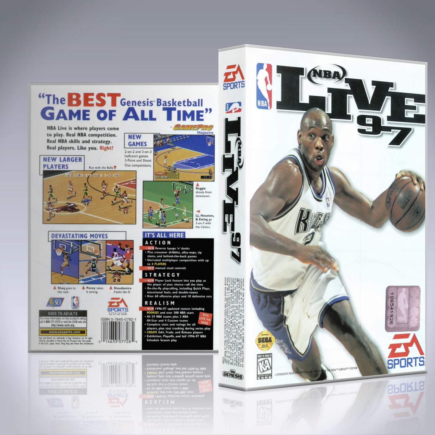 Sega Genesis - UGC - NBA Live '97