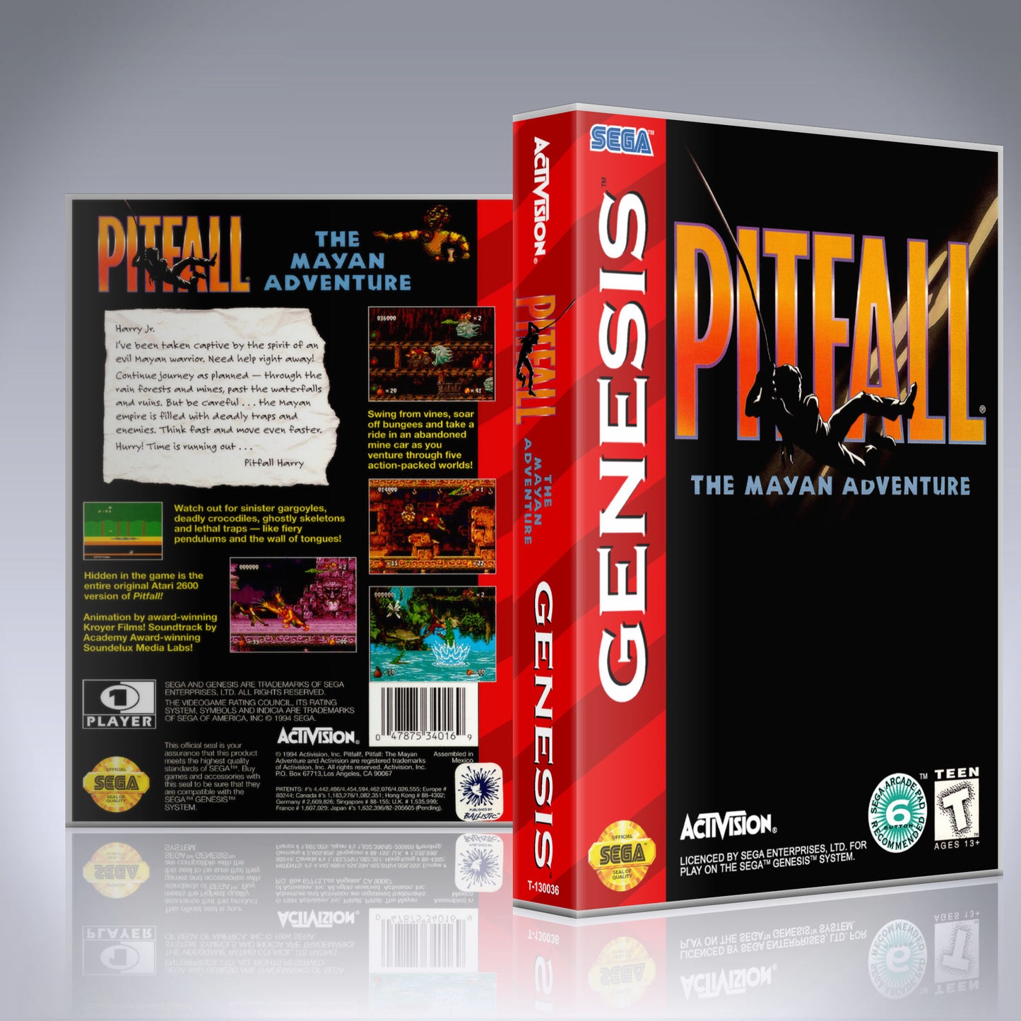 Sega Genesis - UGC - Pitfall - The Mayan Adventure