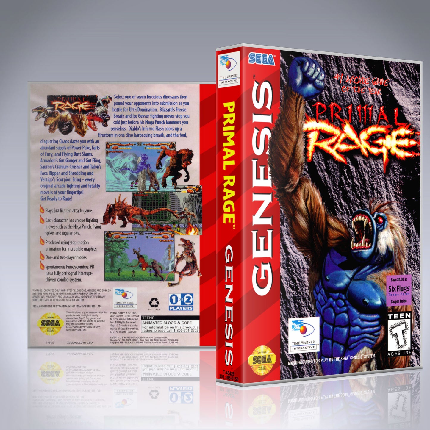 Sega Genesis - UGC - Primal Rage