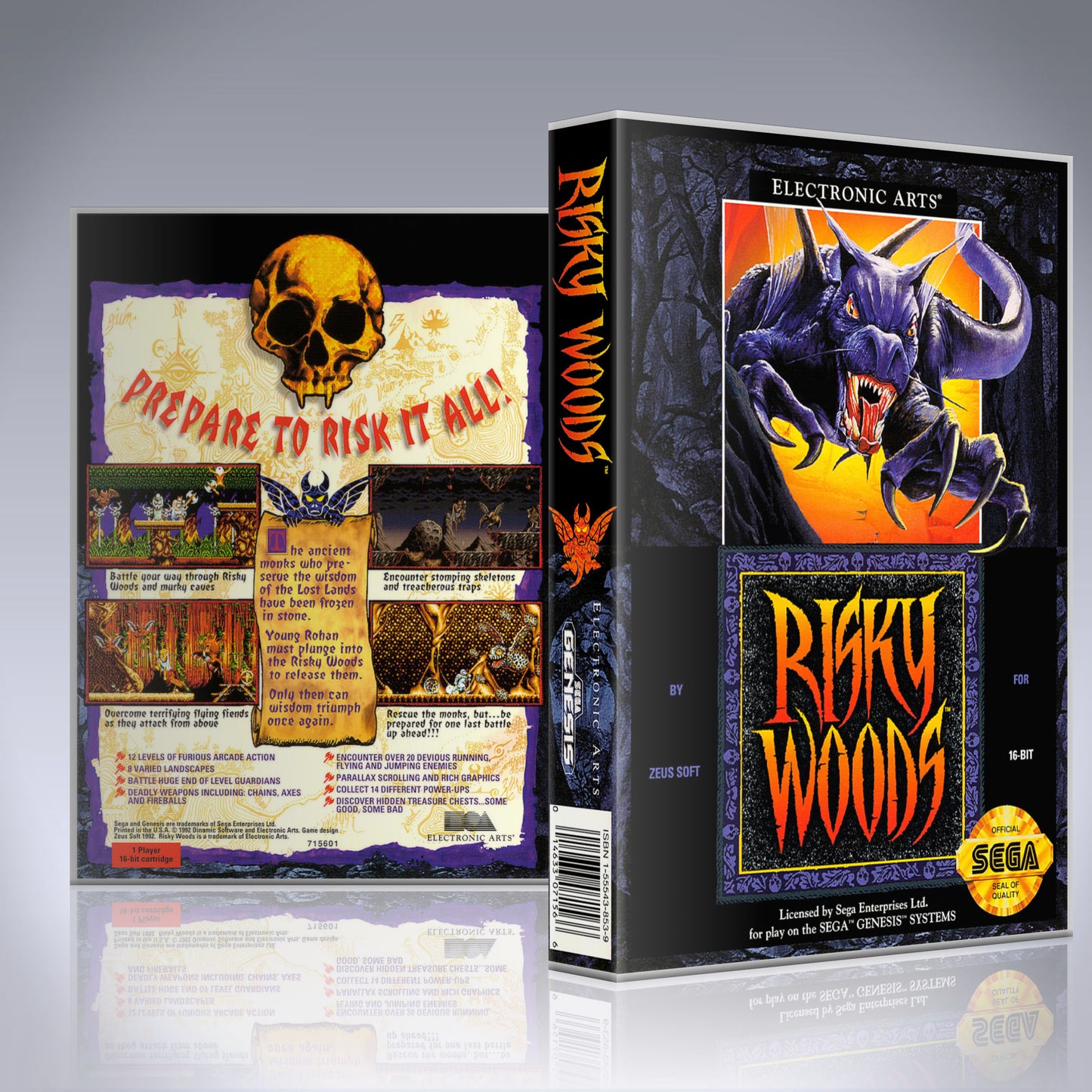 Sega Genesis - UGC - Risky Woods