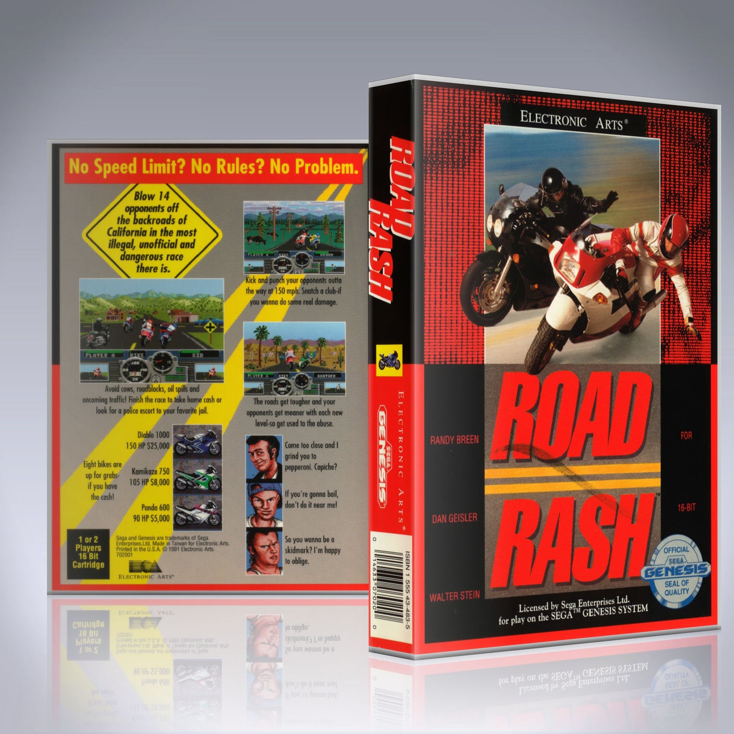 Sega Genesis - UGC - Road Rash