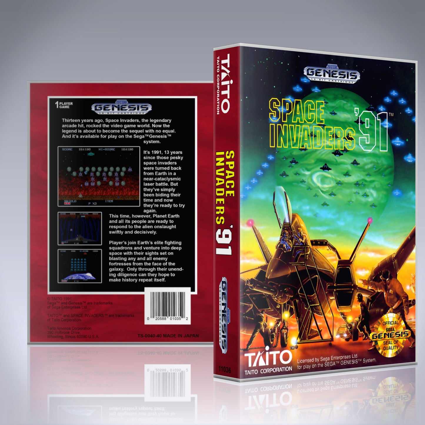 Sega Genesis - UGC - Space Invaders '91