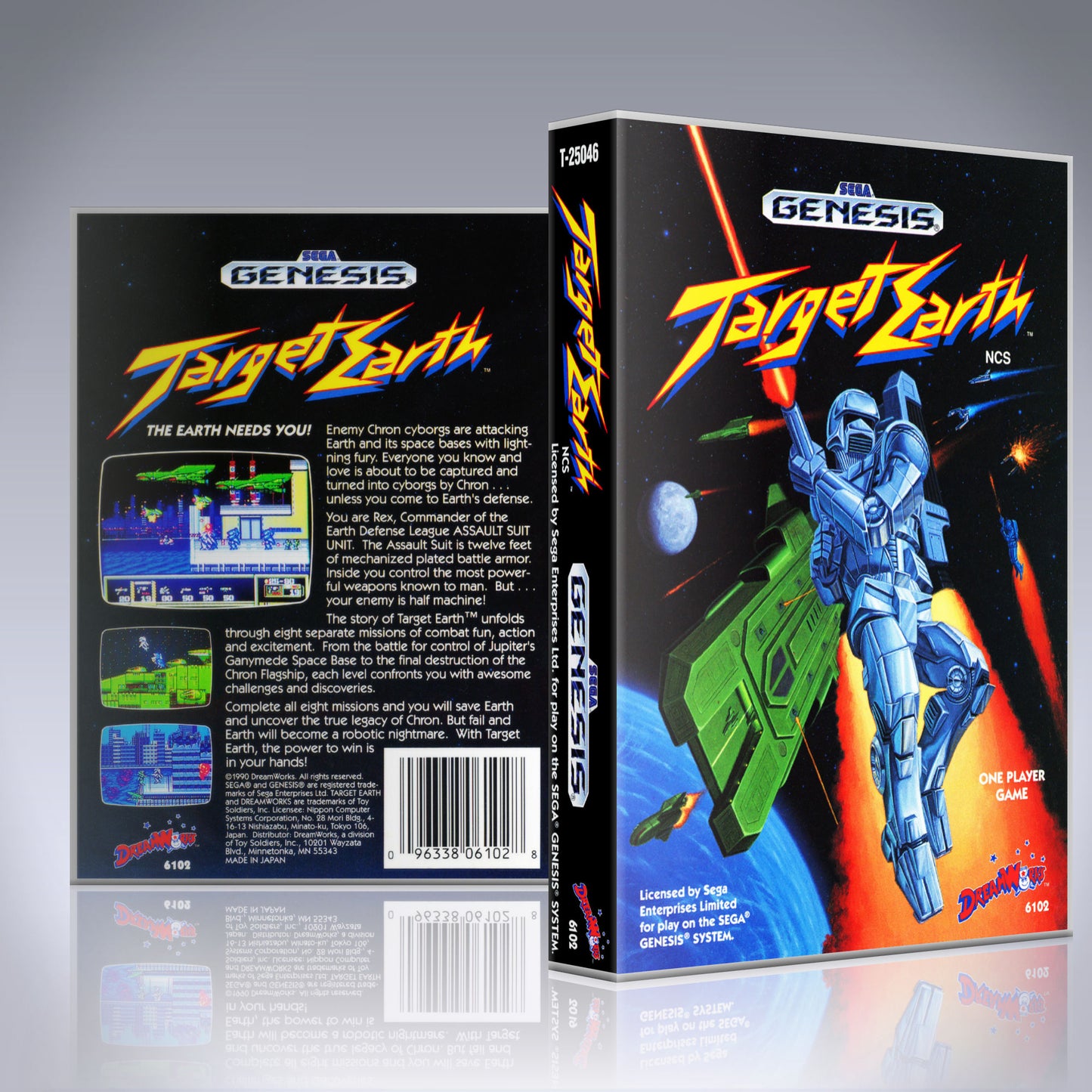Sega Genesis - UGC - Target Earth