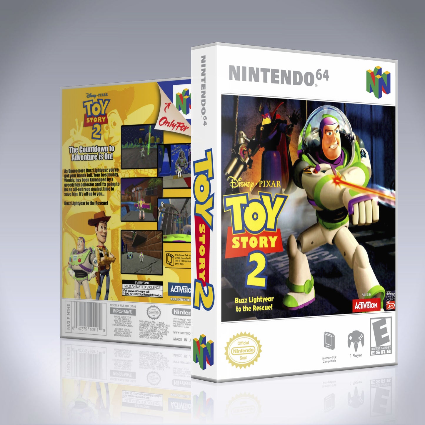 N64 Universal Game Case - NO GAME - Toy Story 2