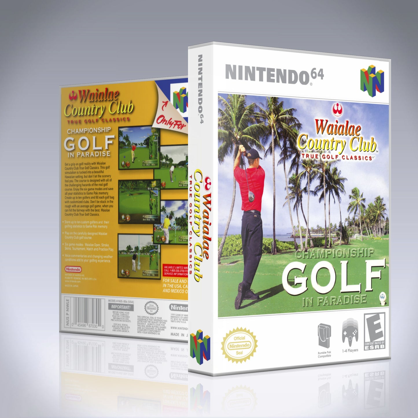 N64 Universal Game Case - NO GAME - Waialae Country Club