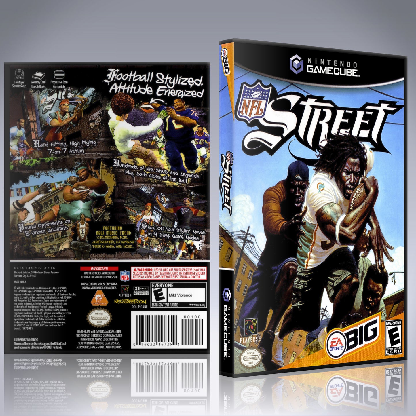 GameCube Replacement Case - NO GAME - NFL Street