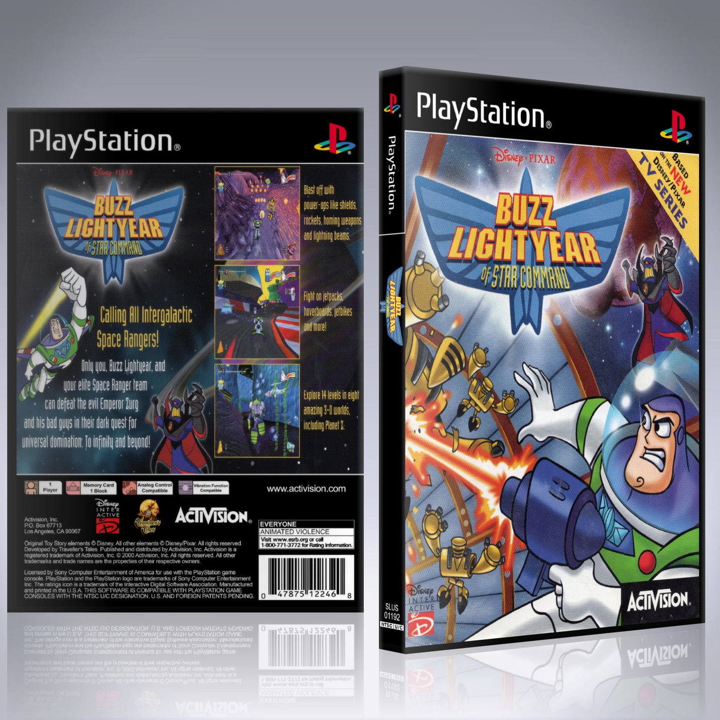 PS1 Case - NO GAME - Buzz Lightyear of Star Command