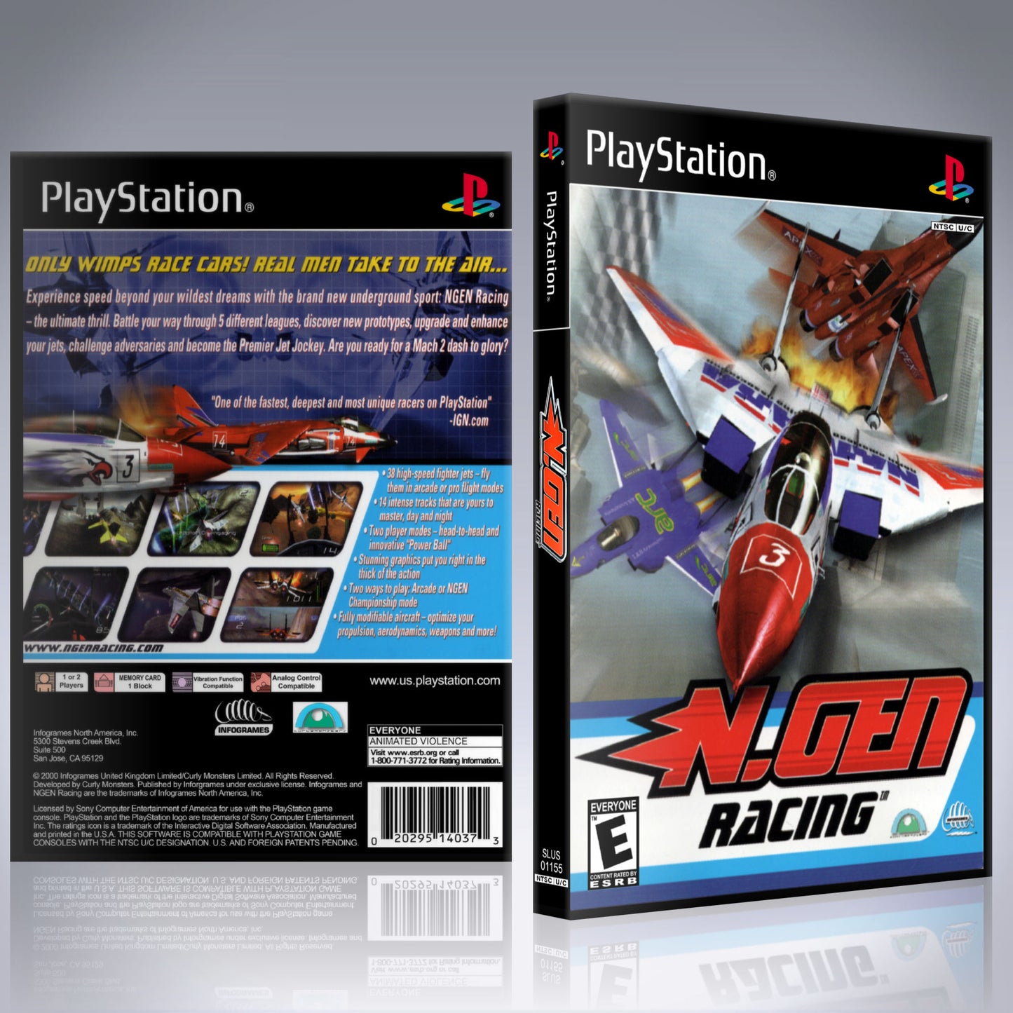 PS1 Case - NO GAME - N-Gen Racing