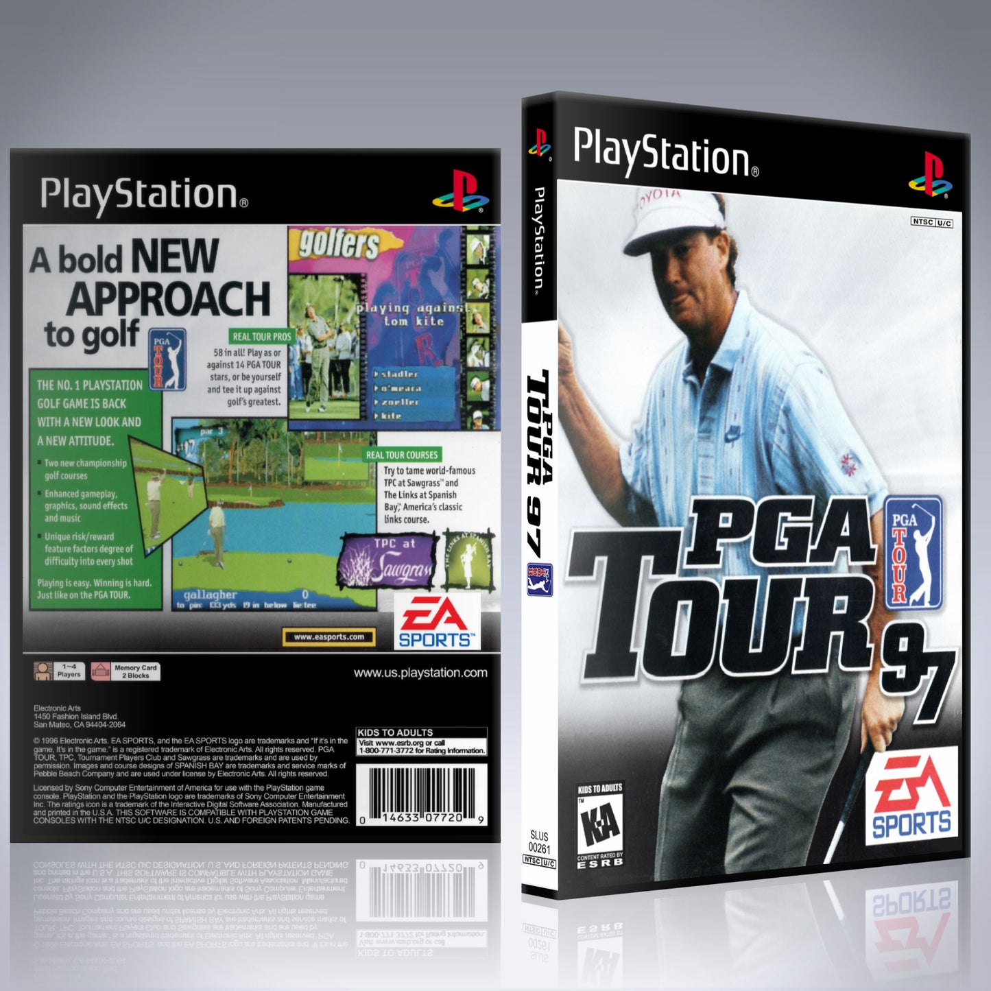 PS1 Case - NO GAME - PGA Tour 97