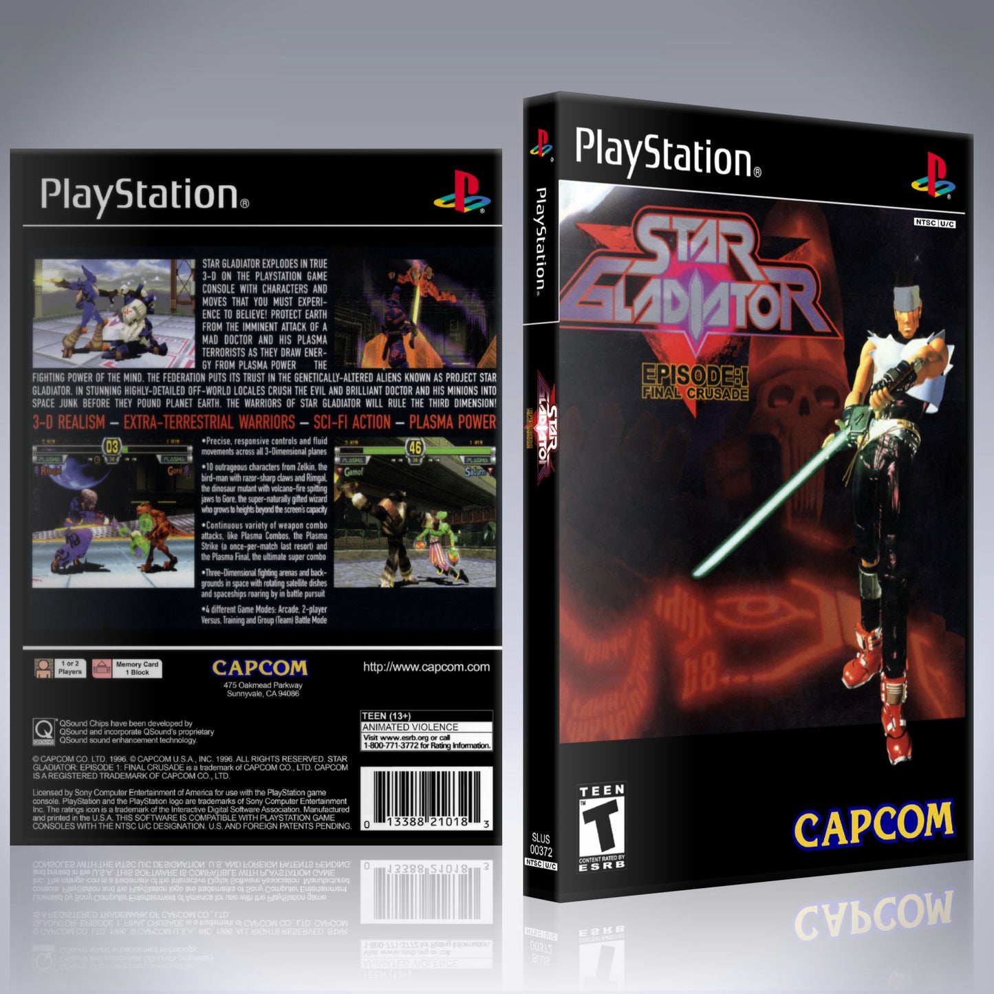 PS1 Case - NO GAME - Star Gladiator - Episode I - Final Crusade