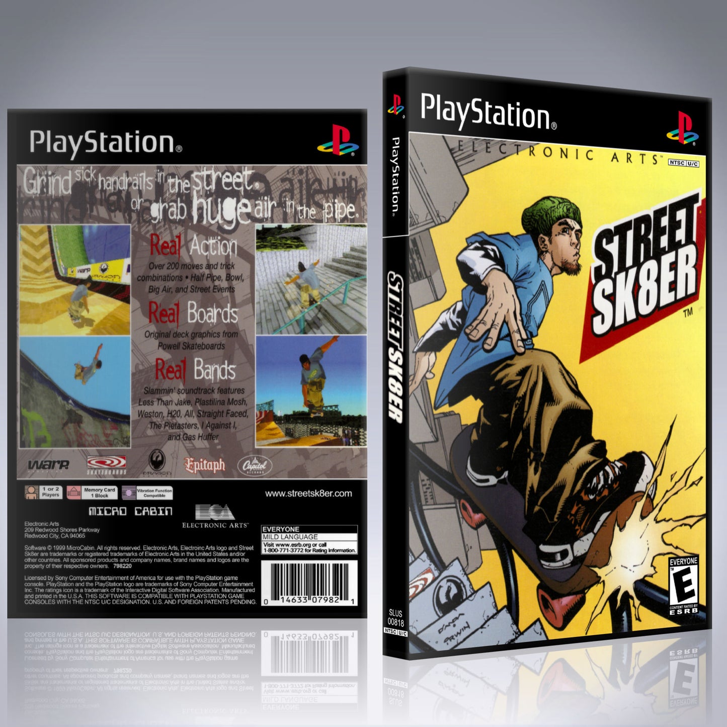PS1 Case - NO GAME - Street Sk8er