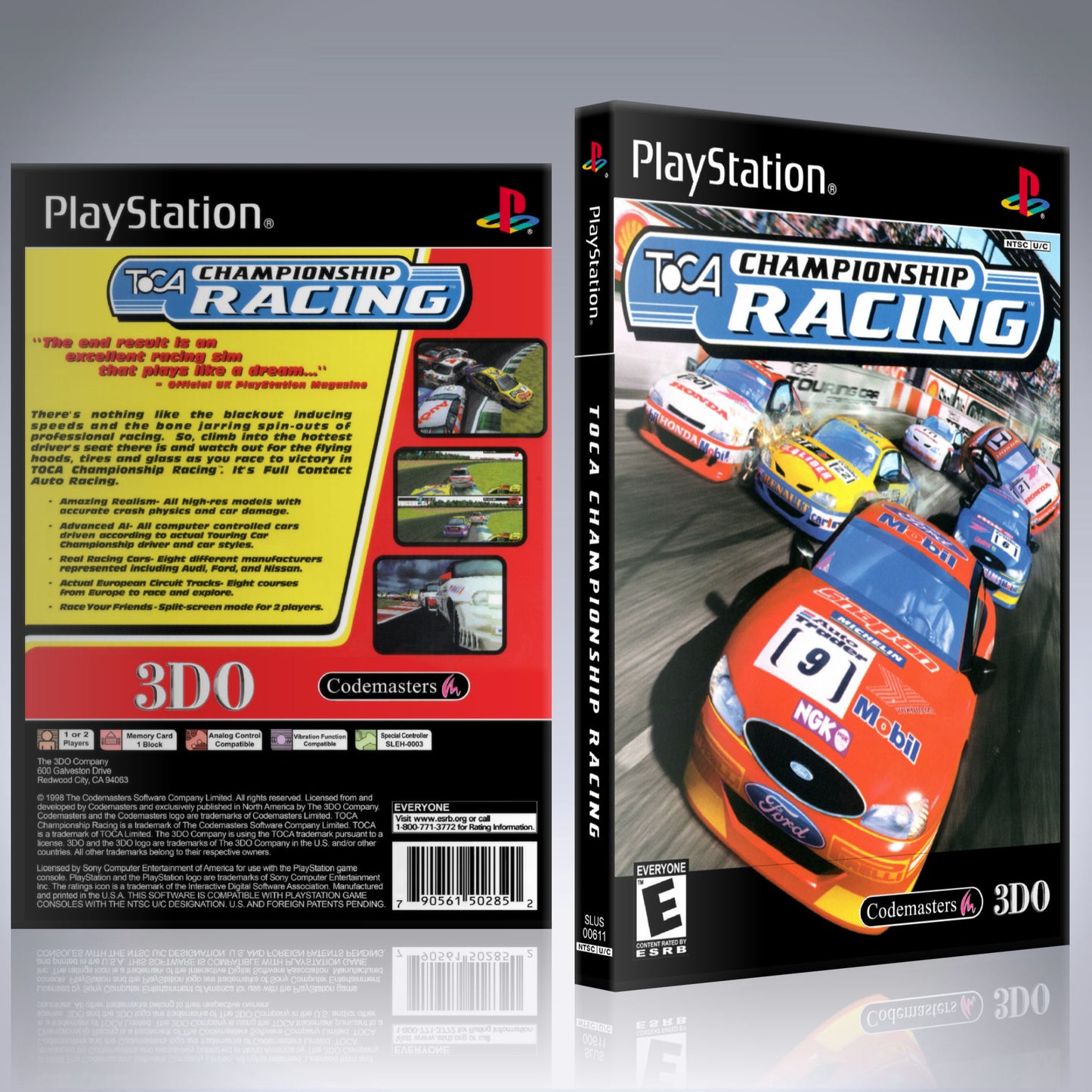 PS1 Case - NO GAME - TOCA Championship Racing