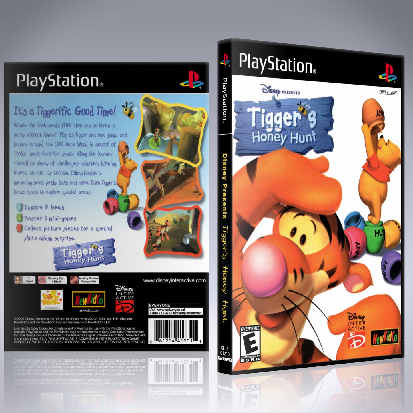 PS1 Case - NO GAME - Tigger's Honey Hunt