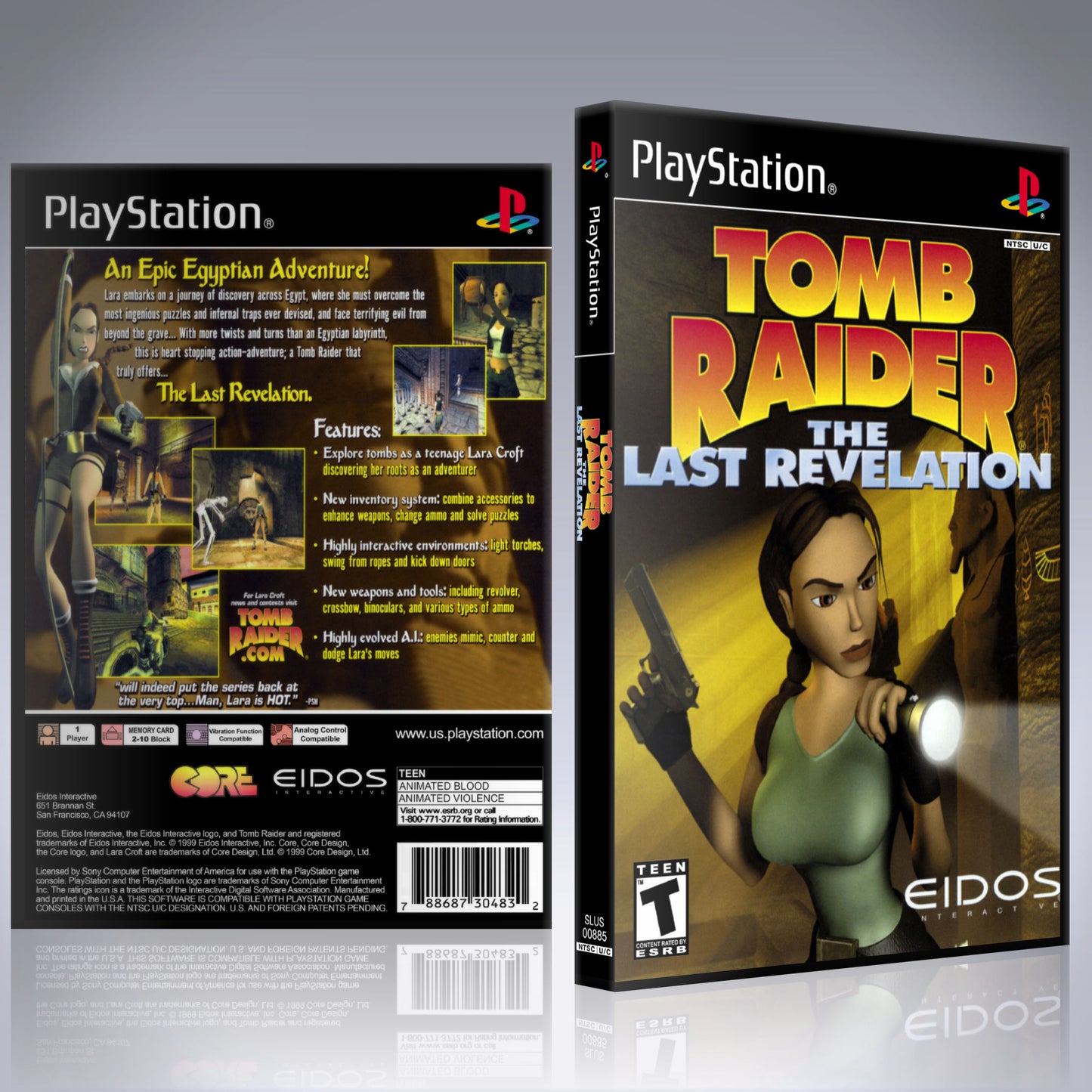 PS1 Case - NO GAME - Tomb Raider - Last Revelation