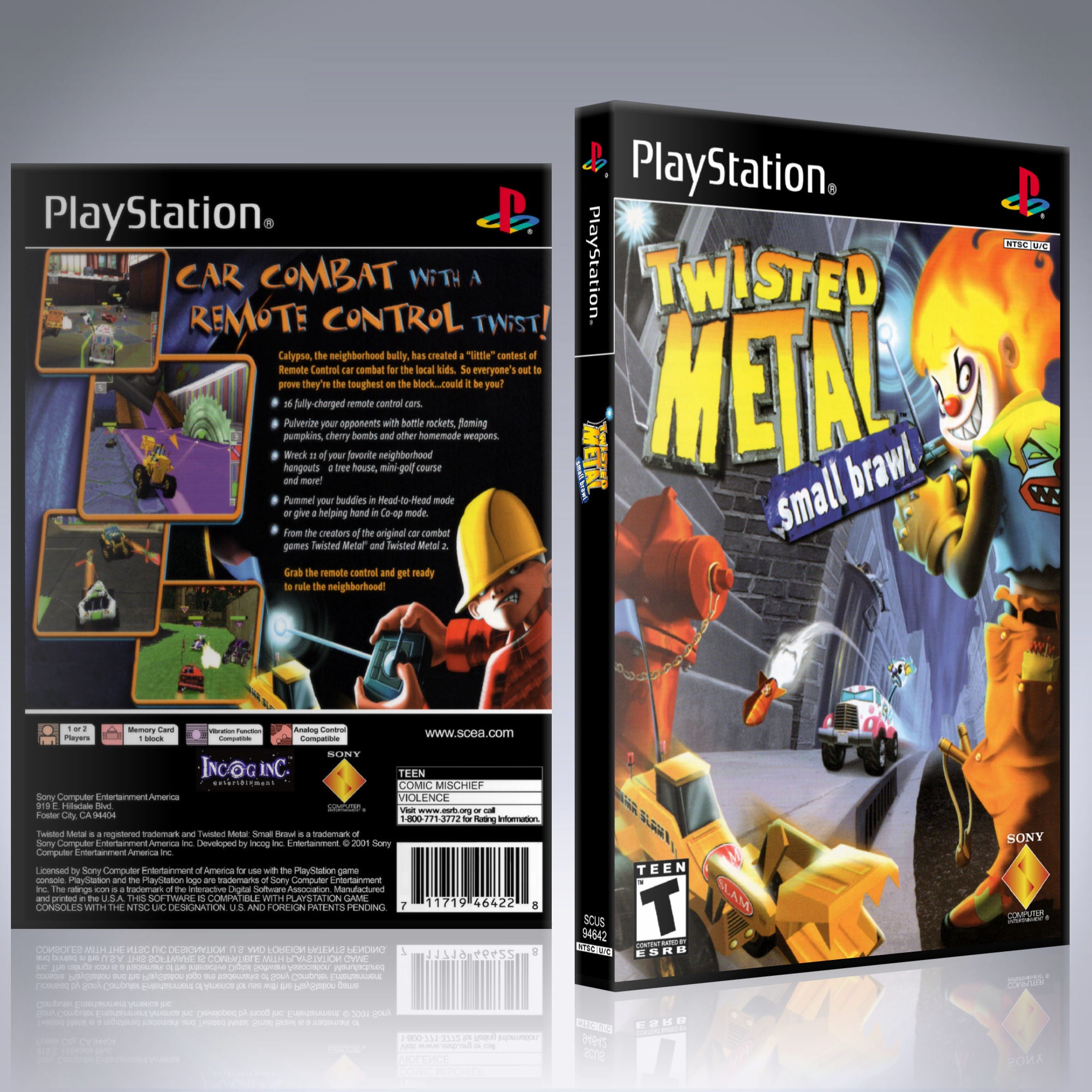 Twisted Metal Small Brawl For Playstation shops 1