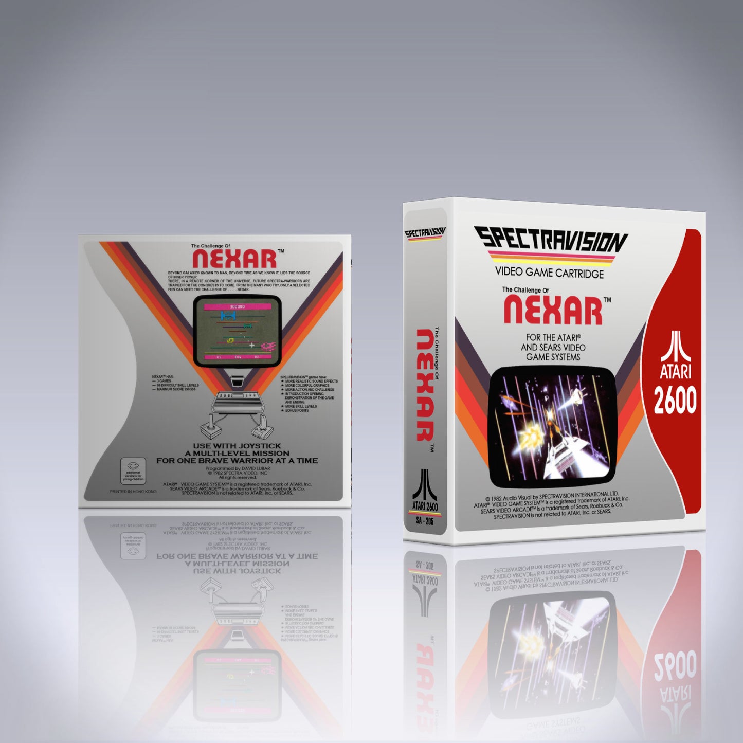 Atari 2600 Case - NO GAME - The Challenge of Nexar