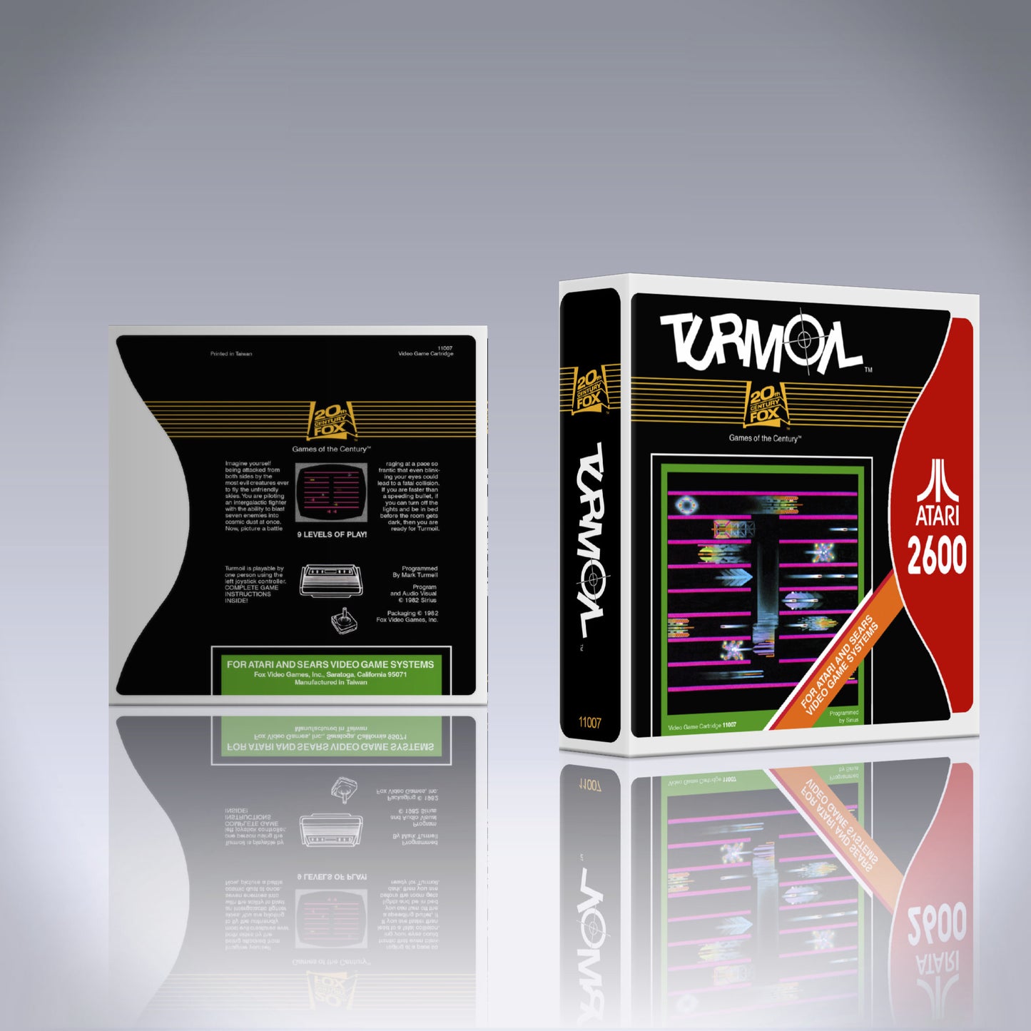 Atari 2600 Case - NO GAME - Turmoil