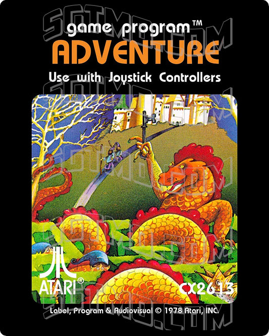 Atari 2600 Label - Adventure