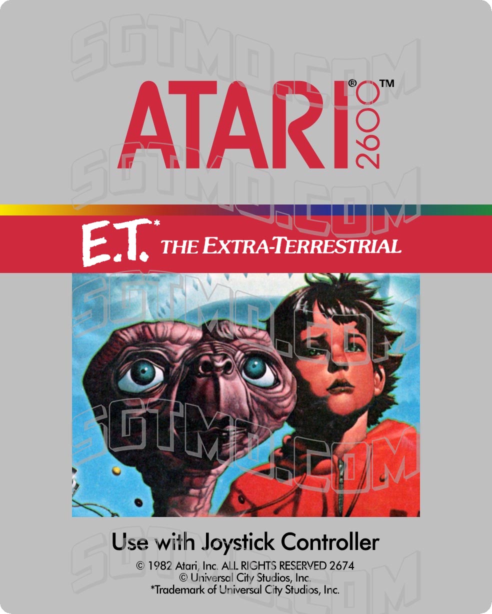 Atari 2600 Label - E.T.