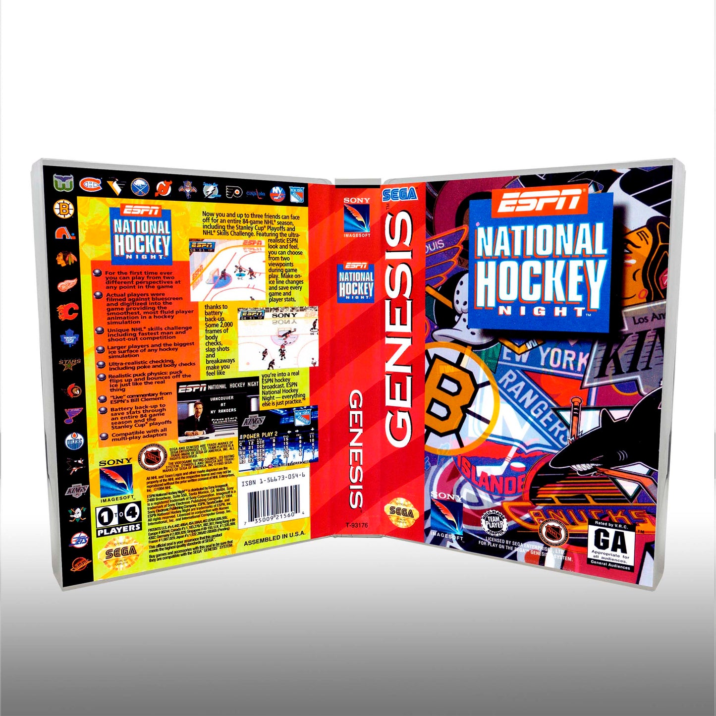 Sega Genesis -UGC - ESPN - National Hockey Night