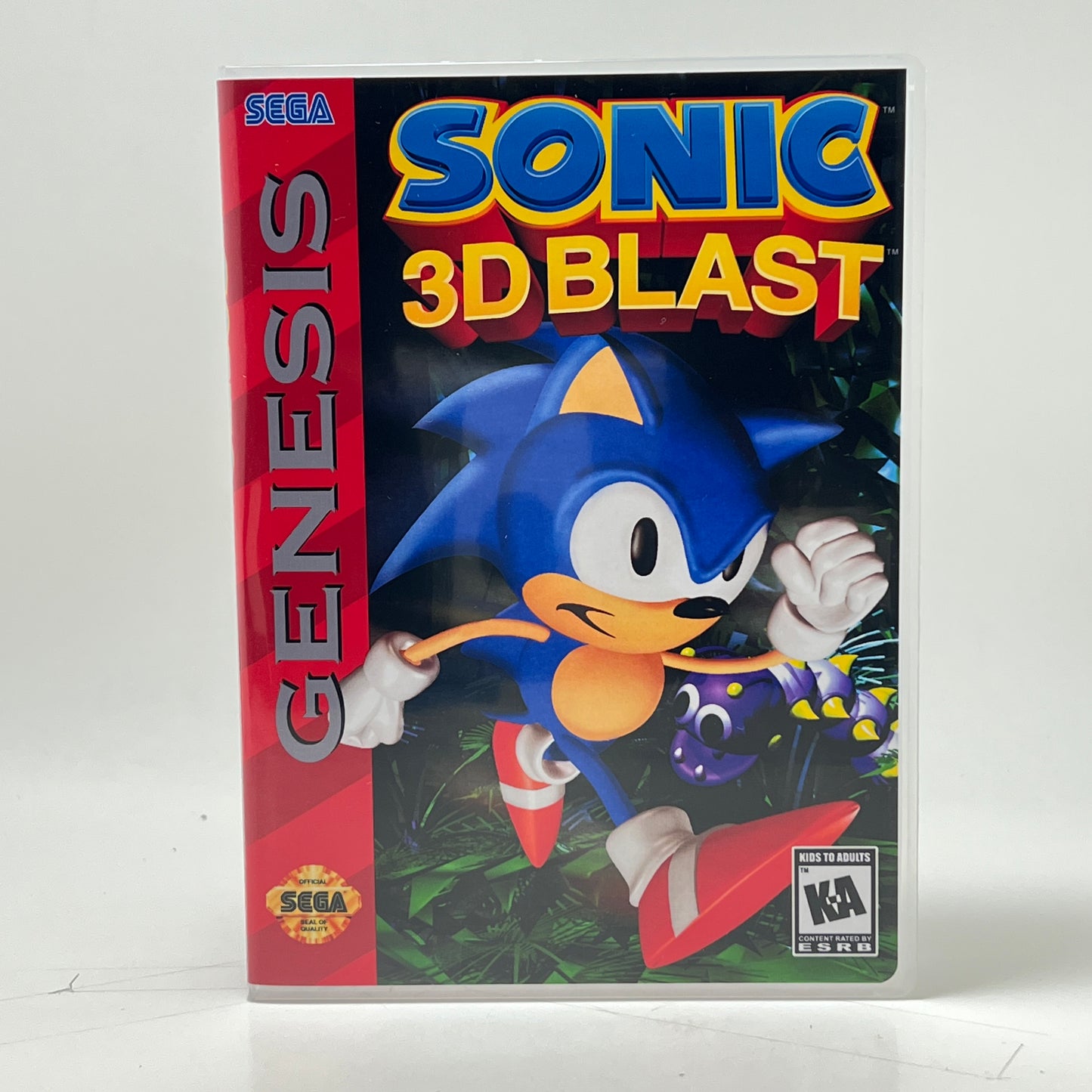 Sega Genesis Universal Game Case - NO GAME - Sonic 3D Blast