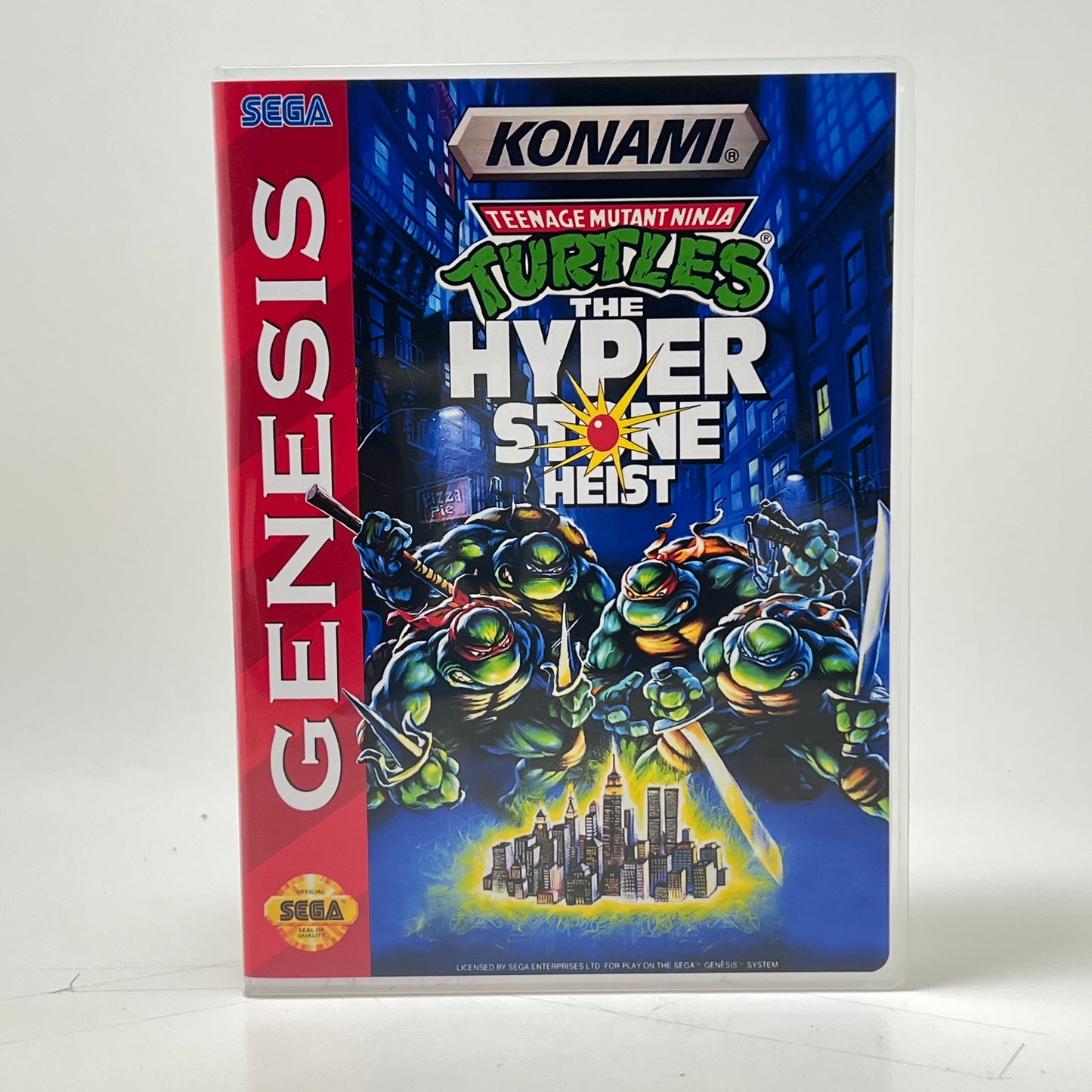 Sega Genesis Universal Game Case - NO GAME - TMNT The Hyper Stone Heist