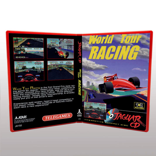 Atari Jaguar CD Case - NO GAME - World Tour Racing